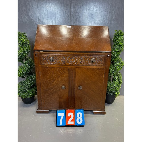 728 - Oak bureau