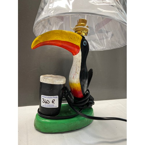 360r - Guinness toucan lamp & shade