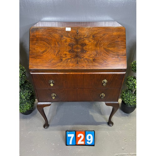 729 - Walnut bureau