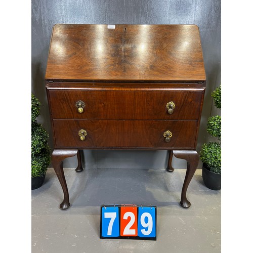 729 - Walnut bureau