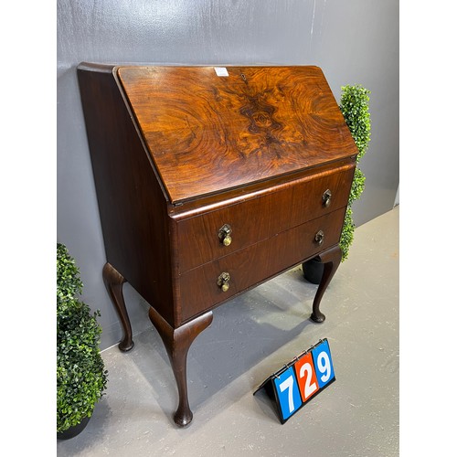 729 - Walnut bureau