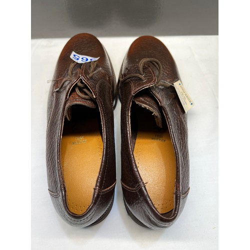 365 - Pair brand new hush puppies gents shoes wider fit size 10