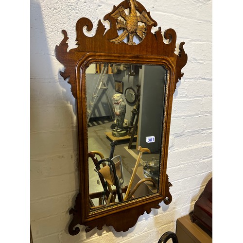 381 - Mahogany mirror