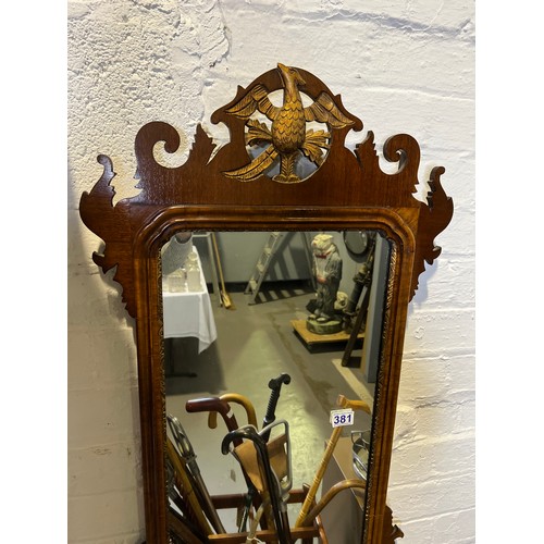 381 - Mahogany mirror