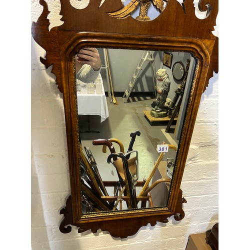 381 - Mahogany mirror