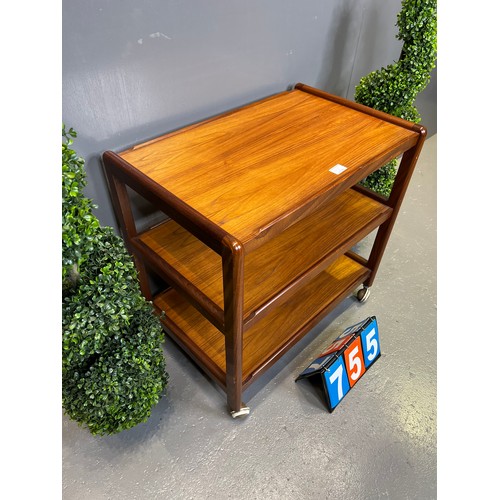 755 - Teak trolley mid century