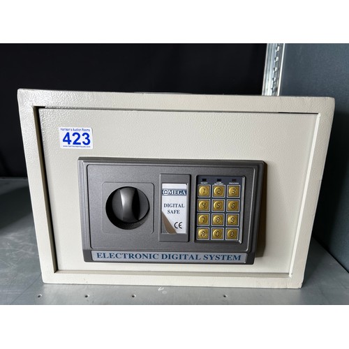 423 - Electronic digital safe does open