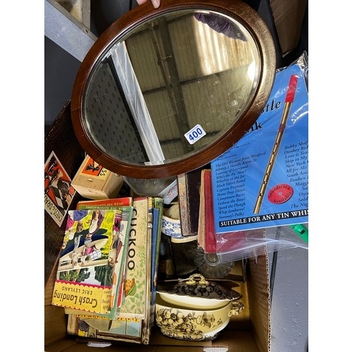 400 - Box collectables inc mirror