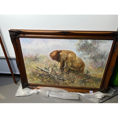 404 - Large elephant painting by Henderson