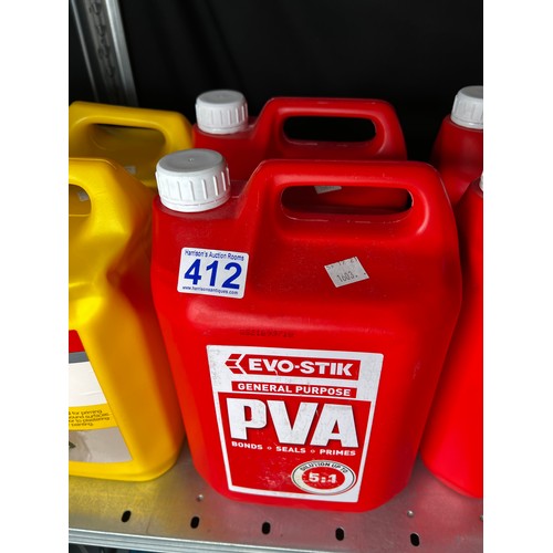 412 - 2x 5 litre EVO stik PVA