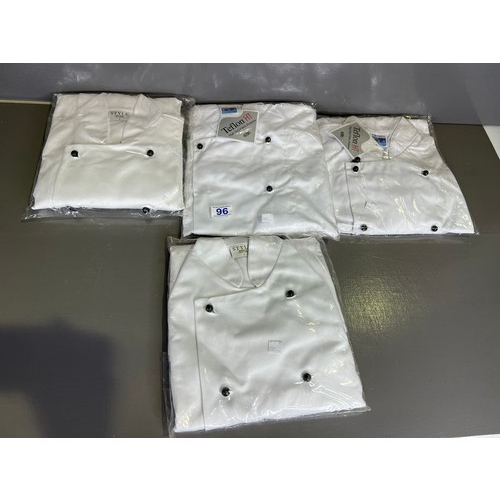 96 - 4 Chef's cooking jackets