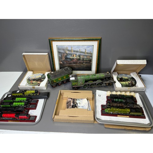 13 - Large quantity display trains inc pictures