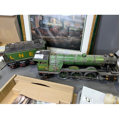 13 - Large quantity display trains inc pictures