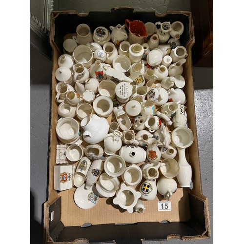 15 - Large quantity crested ware