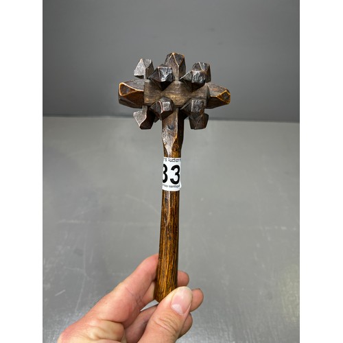 33 - Very rare child's rattle believed to be 16/17 century