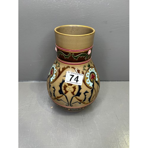 74 - Victorian vase (damaged) rare model)