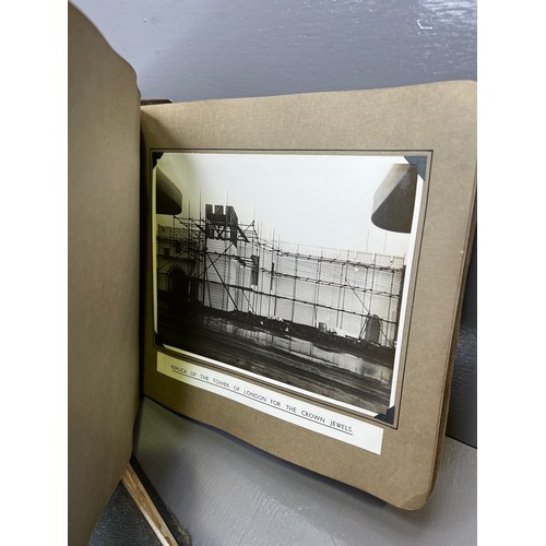 85 - 2 Early 20th century photo albums one of Blackburn meadows power station + playland