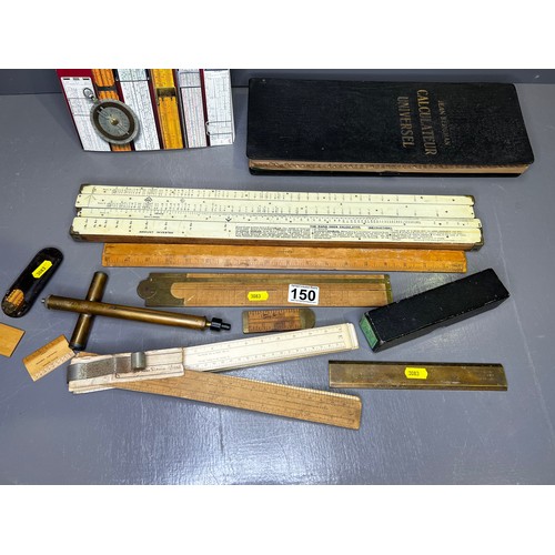 150 - Quantity Vintage Measuring Items