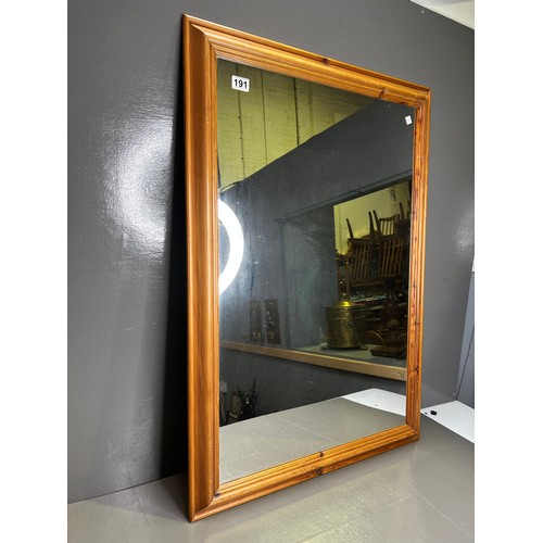 191 - Pine frame mirror