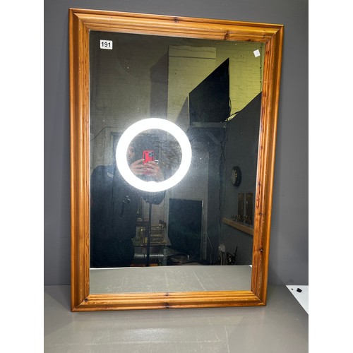 191 - Pine frame mirror