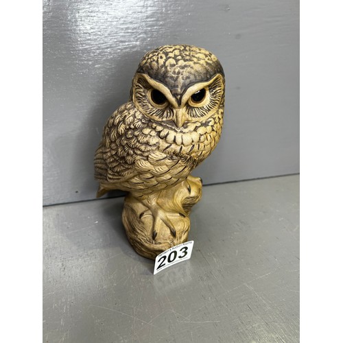 203 - Early Poole owl ornament