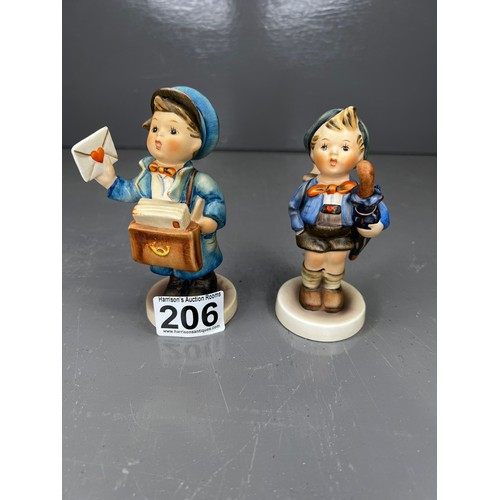 206 - 2 Goebel figures