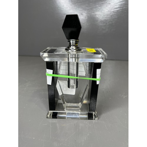 236 - Art Deco Glass Perfume Bottle