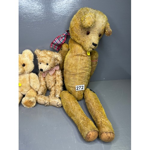 272 - Vintage Teddy Bear + 3 others