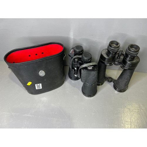 280 - 2 Pairs of binoculars including barr & stroud