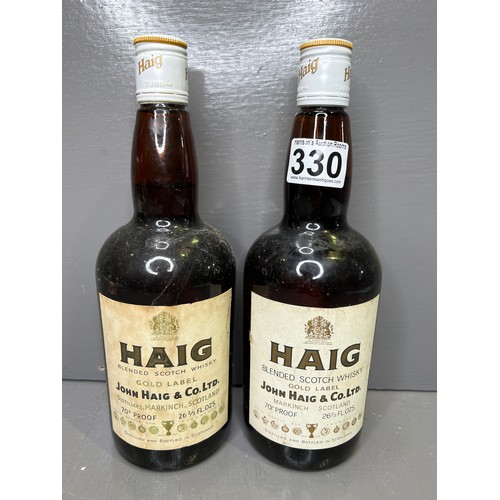 330 - Haig 2 Bottles of Whisky