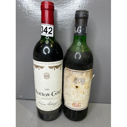 342 - 1971 & 1984 Vintage wine