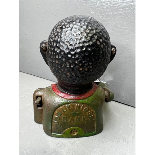 360 - Vintage cast Iron Money Box