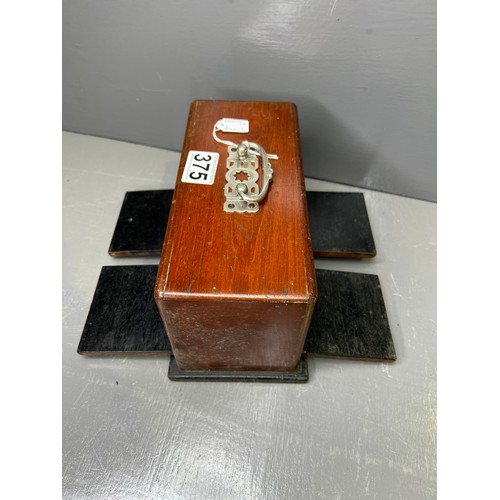 375 - Most unusual Dice Box early 20th c