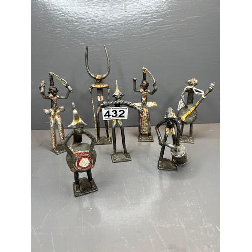 432 - Collection of interesting metal figures
