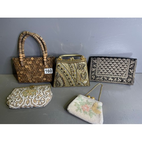 160 - Collection of Purses including a Vintage Beadwork Purse