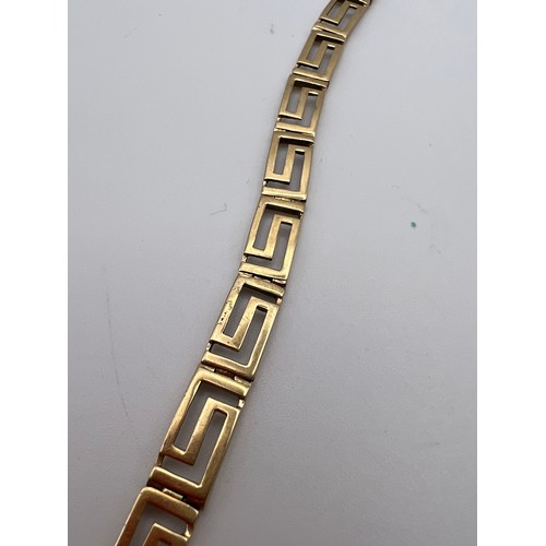 435O - 14ct Gold early Gucci design bracelet 8
