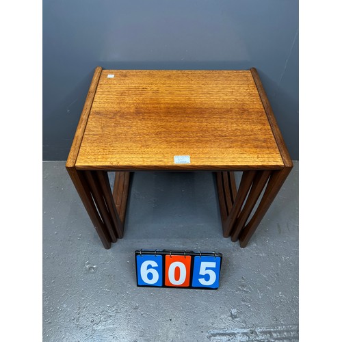 605 - G-plan nest of 3 tables