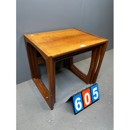 605 - G-plan nest of 3 tables