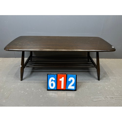 612 - Ercol pebble coffee table