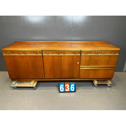 636 - Teak sideboard