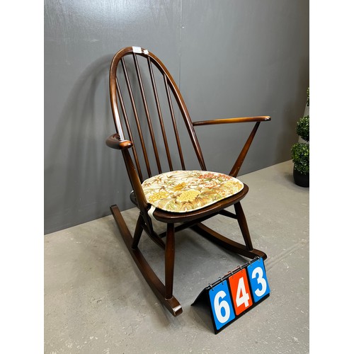 643 - Ercol rocking chair