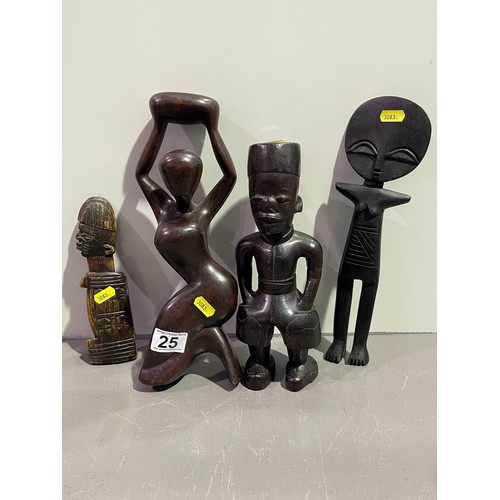 25 - Collection of tribal figures