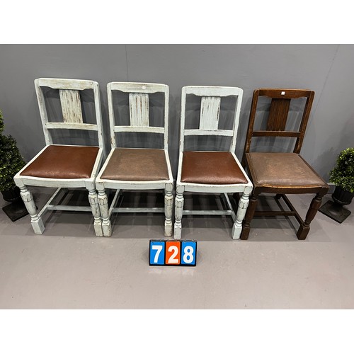 728 - 4 Ercol chairs