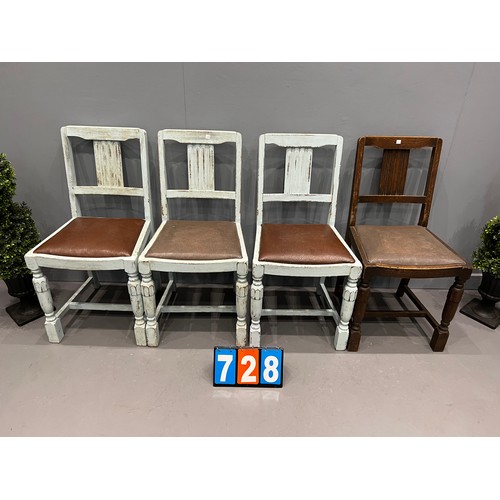 728 - 4 Ercol chairs