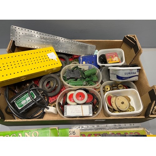 65 - Box of old meccano