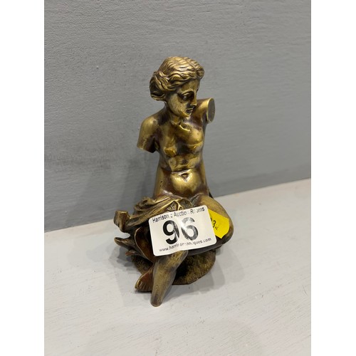 96 - Bronze nude sculpture (rare piece)