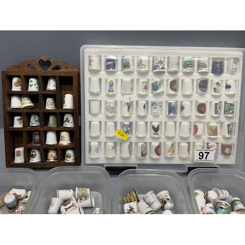 97 - Collection of thimbles