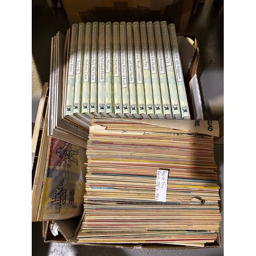 125 - Box of books inc quantity of Roy of rovers