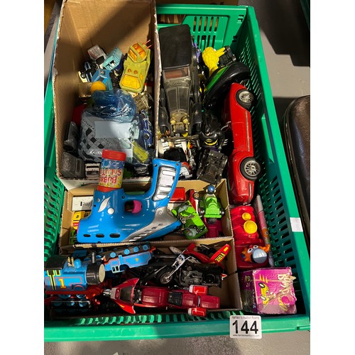 144 - Box of collectable toys