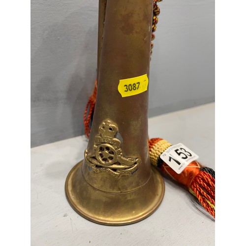 153 - Royal artillery bugle horn